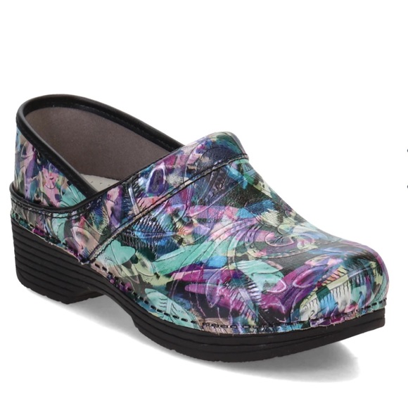 Dansko LT Pro Tooled Watercolor Size 38 New - Picture 1 of 10